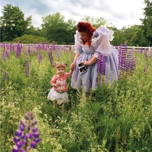 Selkie Chateau Sugarfrill Puff Dress 2X Like New Cottagecore Princess - Picture 4 of 7